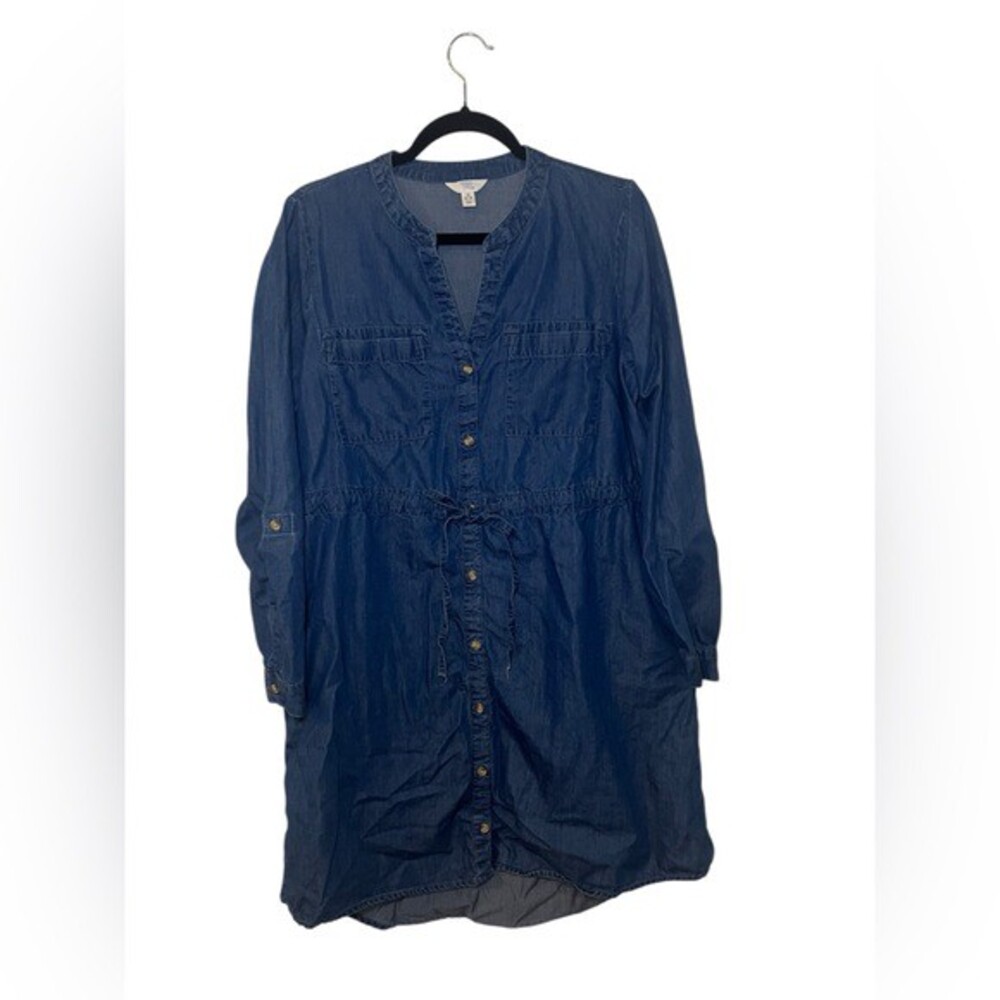 Time and Tru Blue Denim Mini Dress
